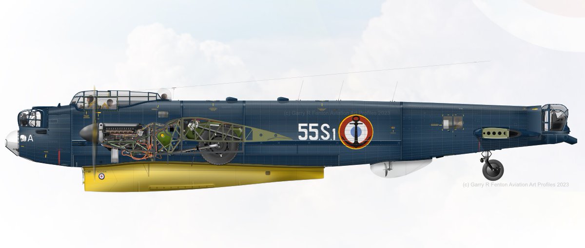Latest update of the new profile of Avro Lancaster WU15 "55.S.1" Aeronavale.