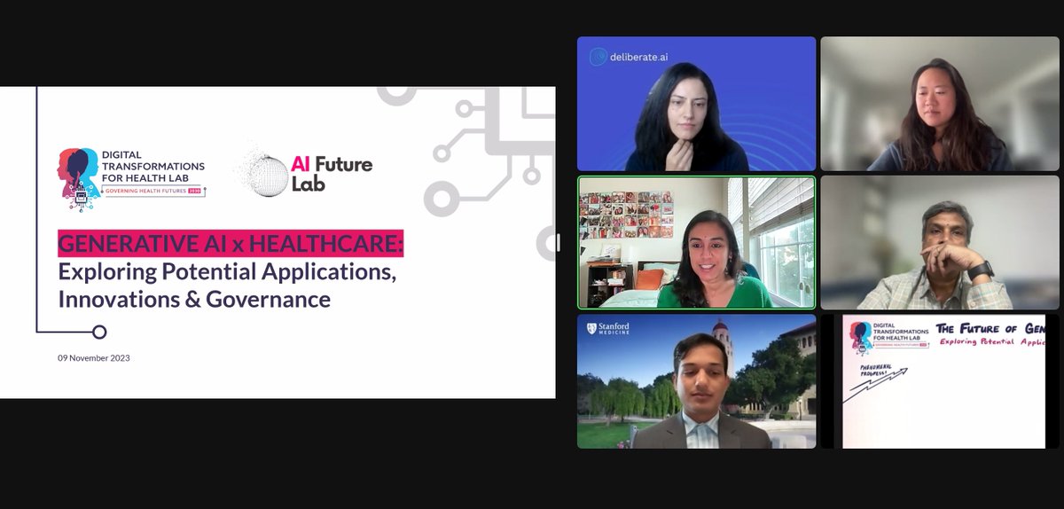 Starting our #DigitalHealthWeek2023 session on #GenerativeAI in health with <a href="/AIFutureLab/">AI Future Lab</a>, we're hearing that the majority of our audience are feeling positive &amp; optimistic about potential #AI to transform healthcare

#MyHealthFutures #ShapingAI
