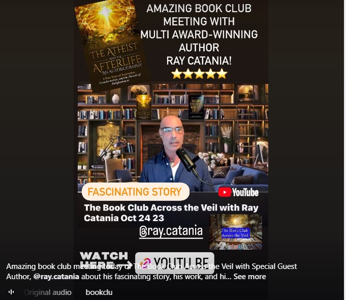 Ray_Catania's tweet image. #SpiritualSelfHelp #NDE #Afterlife #Metaphysics #Enlightenment #SpiritualAwakening #Ascend #Consciousness #MindBodySoul #HigherSelf #Limitless #Author #spiritualawakening #spirituality #spiritual #OutOfBodyExperience #biographies #biography #spiritual #spirituality #inspire