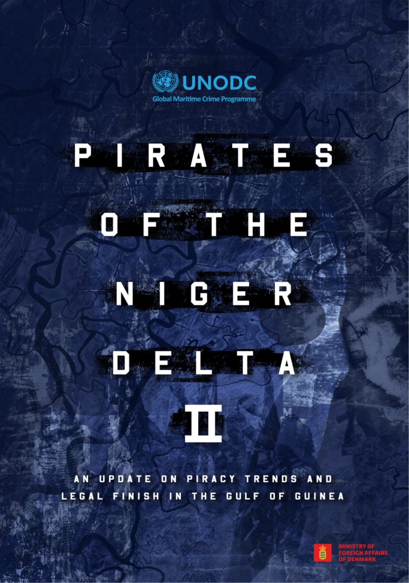 @UNODC_MCP is pleased to share an update of the report “Pirates of the Niger Delta', thanks to the support of the Government of Denmark through @DanishMFA. Link here: rb.gy/gekguj Stay tuned for the launch on 2⃣7⃣ November in 🇬🇭 #BorderManagement @UNODC_WCAfrica