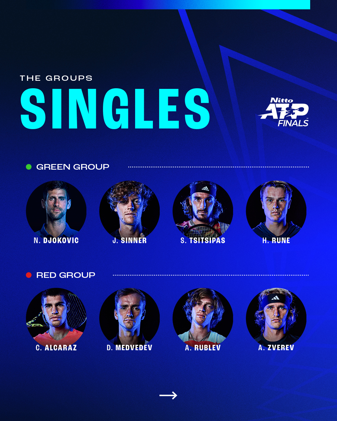 Nitto ATP World Tour Finals 2023 - Men's Singles preview