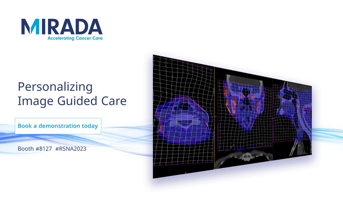 we are looking forward  #rsna2023 Book your training and consultations with our experts on booth mirada-medical.com/rsna2023