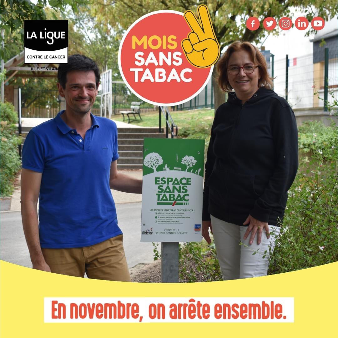 [ Mois Sans Tabac 🚭] 

Rencontre avec la commune de Melesse qui participe activement à la dénormalisation du tabac par la mise en place d’Espaces sans Tabac. 😉

🌐 bit.ly/MoisSansTabacI…

#LigueCancer #MoisSansTabac #StopTabac #VieSansTabac #CD35 #Interview