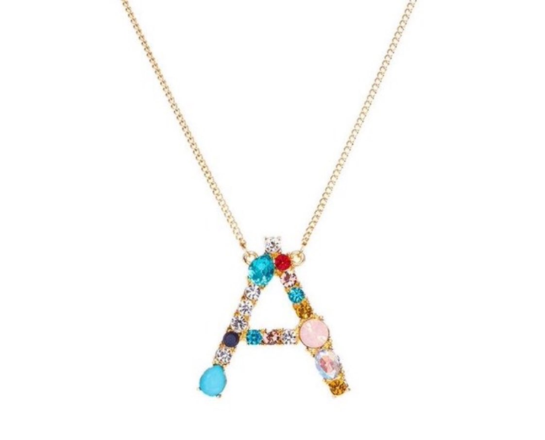 JeweledJewelry's tweet photo. This beautiful✨ Multi Color Initial Necklace could be yours for $35! https://t.co/OyQqgAVmxo Add this stunning initial necklace to your collection &amp; turn heads when the natural🌤 sunlight hits the jewels 💎it creates a vibrant array of colors 🌈 https://t.co/6jrO6qgbOE