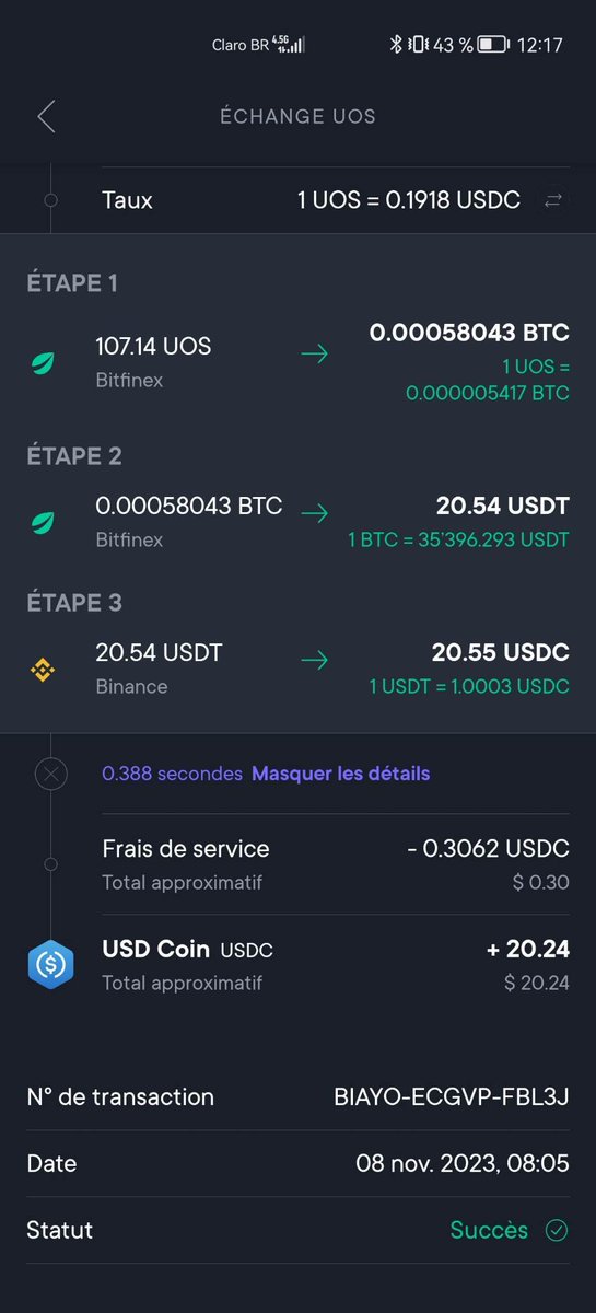 The power of the #smartengine of #swissborg in one picture.
Switching between #FX, #CEX and #MEX to give you the best buying opportunity in less than 1 sec. #BetterThanCEX