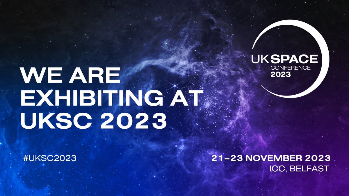 We’ll be exhibiting at the UK Space Conference in Belfast, come and say hello to us at our @UKRI_News stand K6-K8. 👋

You will be able to speak with representation from across STFC including Business and Innovation, @RAL_Space_STFC and @ukatc.

#SpaceAtSTFC