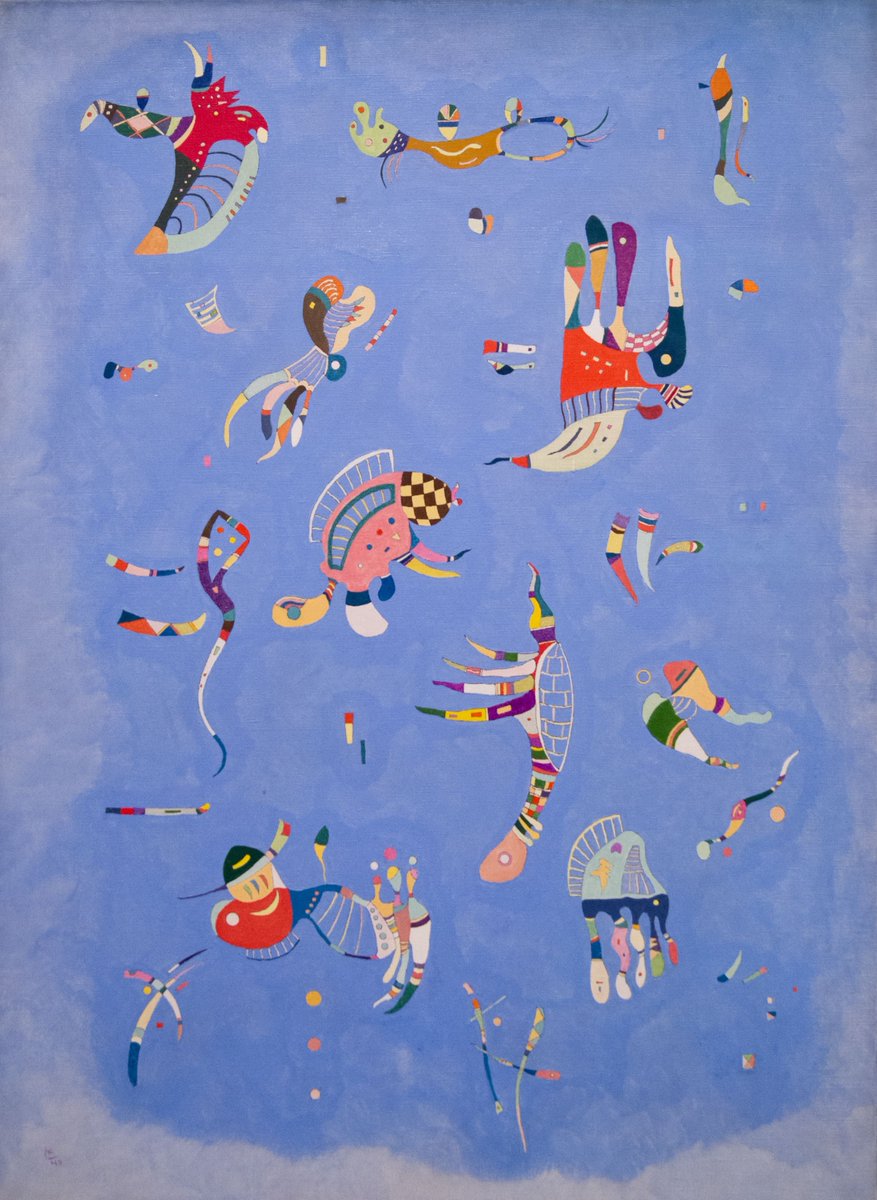 Wassily Kandinsky'nin son döneminden dikkat çekici bir eser: ''Mavi Gökyüzü''.💙 Bauhaus Okulu kapanana kadar ders veren Kandinsky, 1933'te Nazizmin giderek yükselmesi nedeniyle Paris'e taşındı ve hayatının son on biri yılını orada geçirdi. Mavi Gökyüzü'nün yaydığı iyimserliğin,…
