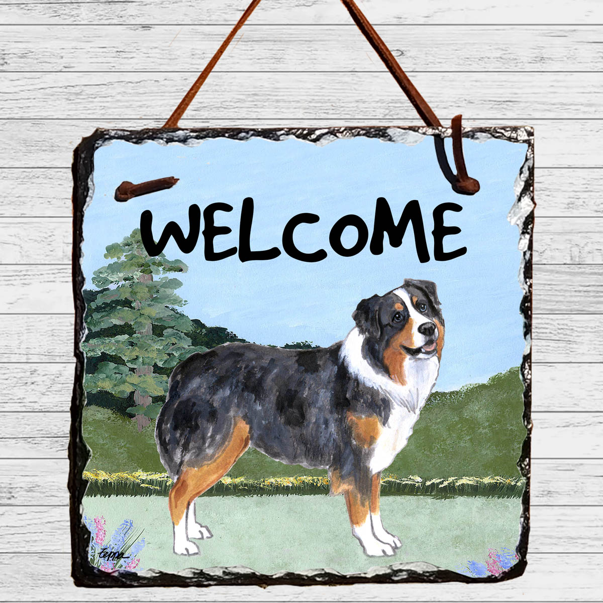 DogLoverStore's tweet image. ✨️NEW✨️These #doglover slate signs are beautifully crafted! Artwork by artist M.K. Zeppa. A beautiful gift indeed!
Shop DogLoverStore.com or direct link: dogloverstore.com/?s=Slate&amp;amp;post_…
#welcomesign #dogsign #madeinamerica #australianshepherd #doglovergift #giftsfordoglovers