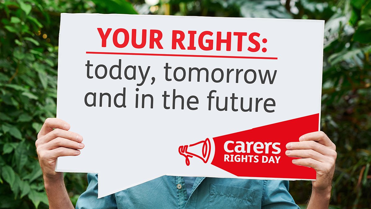 📣We are excited about this year's #CarersRightsDay, coming soon on 23 November! This year, we’re highlighting the importance of all carers understanding their rights under the theme Your rights, today, tomorrow and in the future. Find out more: carersuk.org/news-and-campa…