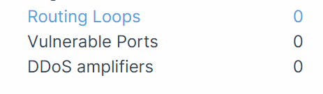 hello <a href="/Qrator_Radar/">Radar by Qrator</a> any idea why routing loops and ddos amplifiers are 0 for all ASes since a few days?
