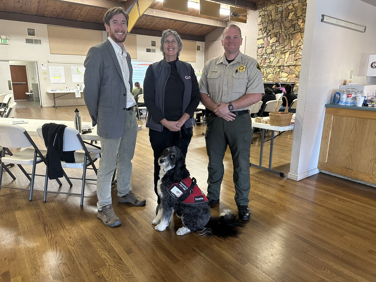 SheriffPogue's tweet photo. Shoutout to @RedCross &amp; CCADT for their shelter training efforts in Madera! 🐾 Our community’s disaster readiness is stronger because of it. Proud to support with our mobile shower unit. #DisasterPreparedness #CommunityStrong https://t.co/c4Zobr0vE1