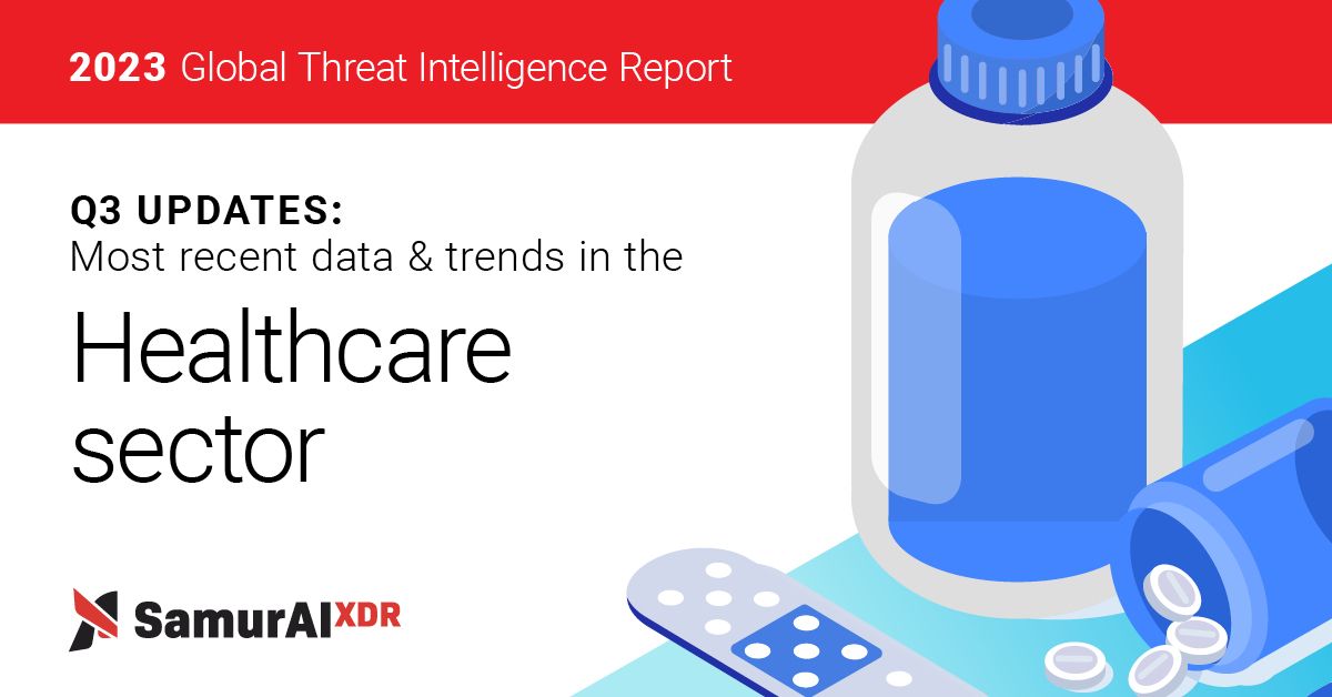 Global Threat Intelligence Report Q3 updates: most recent data & trends in the healthcare sector buff.ly/3s7l5Ql 

#healthcare #healthcaresecurity #malware #ransomware #hacked #cybersecurity #securityanalyst