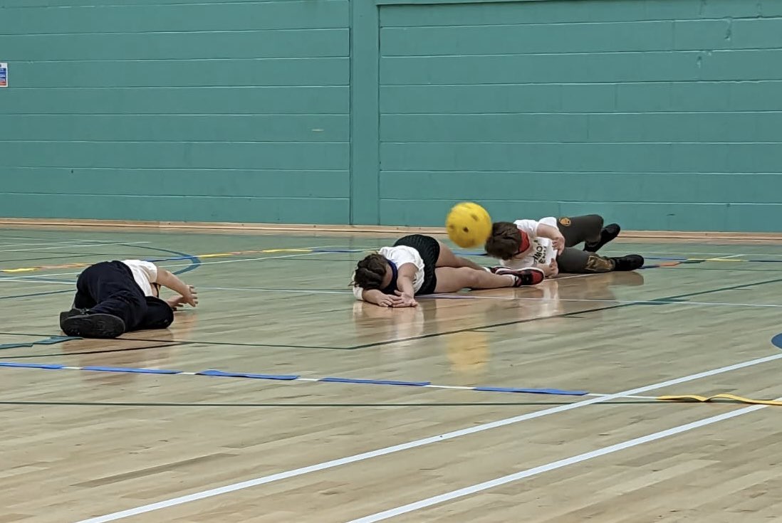 Well done to all those who took part in Goalball today #teamwork #senseskills <a href="/SouthendSSP/">Southend East School Sports Partnership</a> <a href="/Panathlon/">Panathlon Challenge</a>