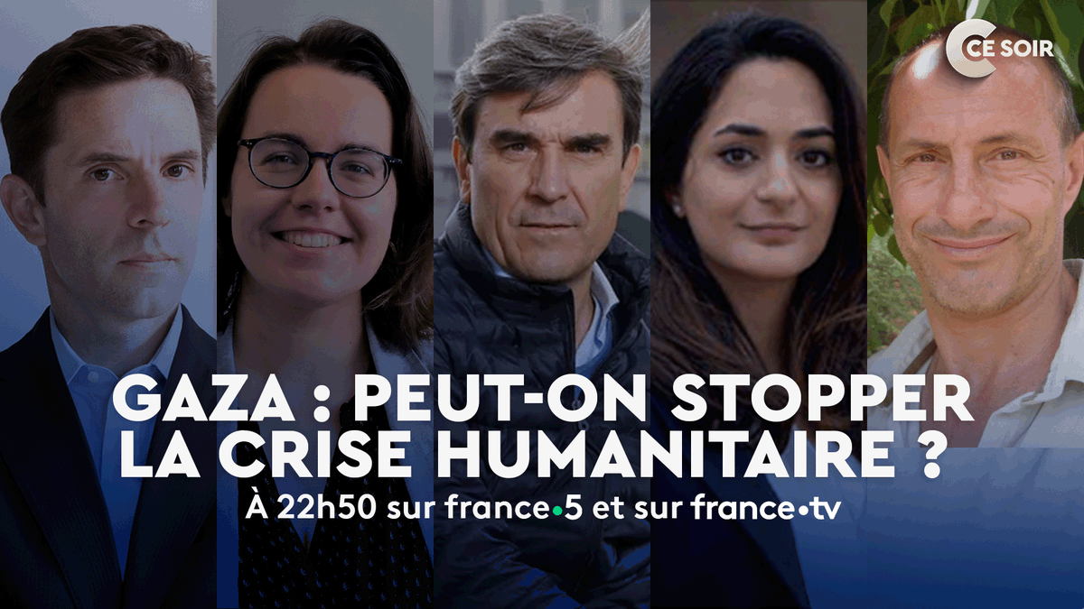 CCeSoir (@ccesoir) on Twitter photo ⏰ 22h50 sur <a href="/FranceTV/">France tv</a>
Avec :
📌<a href="/JustinVaisse/">Justin Vaïsse</a> directeur <a href="/ParisPeaceForum/">Paris Peace Forum</a>
📌<a href="/HFayet/">Héloïse Fayet</a> Chercheuse à l'IFRI, spécialiste du Moyen-Orient
📌<a href="/Malbrunot/">Georges Malbrunot</a> Grand reporter <a href="/Le_Figaro/">Le Figaro</a>
📌<a href="/AnneSoSebban/">Anne-Sophie Sebban-Bécache</a> Géopolitologue & Directrice <a href="/AJC_Paris/">AJC Paris</a>
📌<a href="/Fr_Grunewald/">Francois Grunewald</a> président-fondateur <a href="/GroupeURD/">Groupe URD</a> ⏰ 22h50 sur <a href="/FranceTV/">France tv</a>
Avec :
📌<a href="/JustinVaisse/">Justin Vaïsse</a> directeur <a href="/ParisPeaceForum/">Paris Peace Forum</a>
📌<a href="/HFayet/">Héloïse Fayet</a> Chercheuse à l'IFRI, spécialiste du Moyen-Orient
📌<a href="/Malbrunot/">Georges Malbrunot</a> Grand reporter <a href="/Le_Figaro/">Le Figaro</a>
📌<a href="/AnneSoSebban/">Anne-Sophie Sebban-Bécache</a> Géopolitologue & Directrice <a href="/AJC_Paris/">AJC Paris</a>
📌<a href="/Fr_Grunewald/">Francois Grunewald</a> président-fondateur <a href="/GroupeURD/">Groupe URD</a>