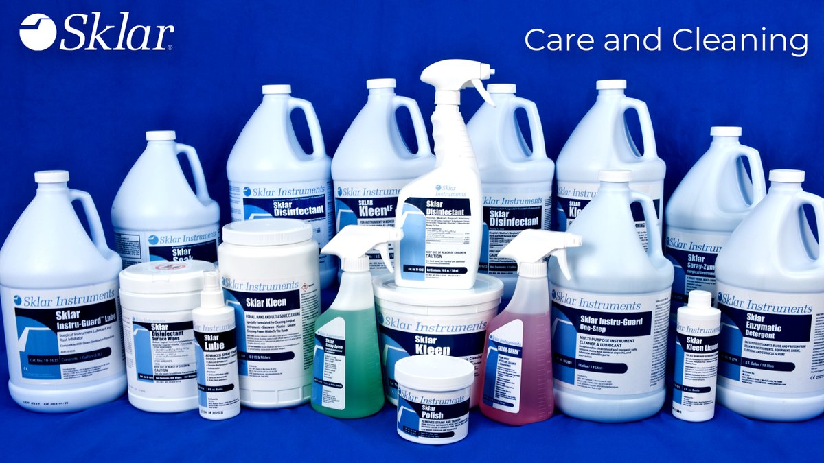 SklarSurgical's tweet image. Precision meets perfection with Sklar&apos;s Surgical Instrument Care &amp;amp; Cleaning Line - keeping your medical devices in top-notch shape for every procedure! 🛡️✂️ #sterilesolutions #InfectionControl #SurgicalInstruments #SterileProcessing sklarcorp.com/sell-sheets/Ca…