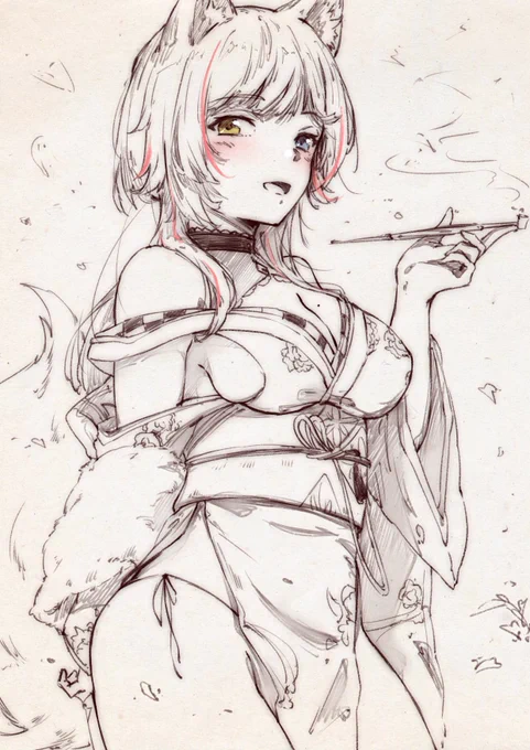 #いいおっぱいの日#狼ノ絵 