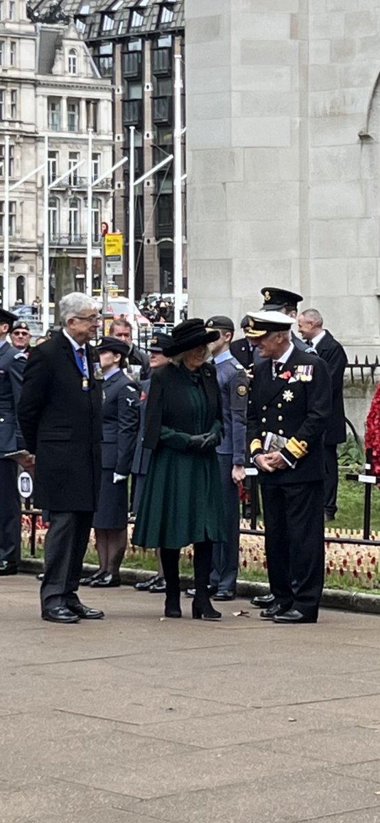 Field of Remembrance, Westminster Abbey. The service today was attended by the Queen Consort, Camilla. Our representatives this year were Brigadier (Retd) Ian McLeod ex CO 1 Para and John Pinkerton. We Will Remember Them