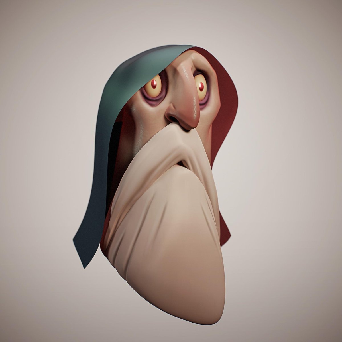 Trying to get back into making more personal art. Here is an evening sculpt I made last night. Concept comes from Wu Liu 

#zbrush