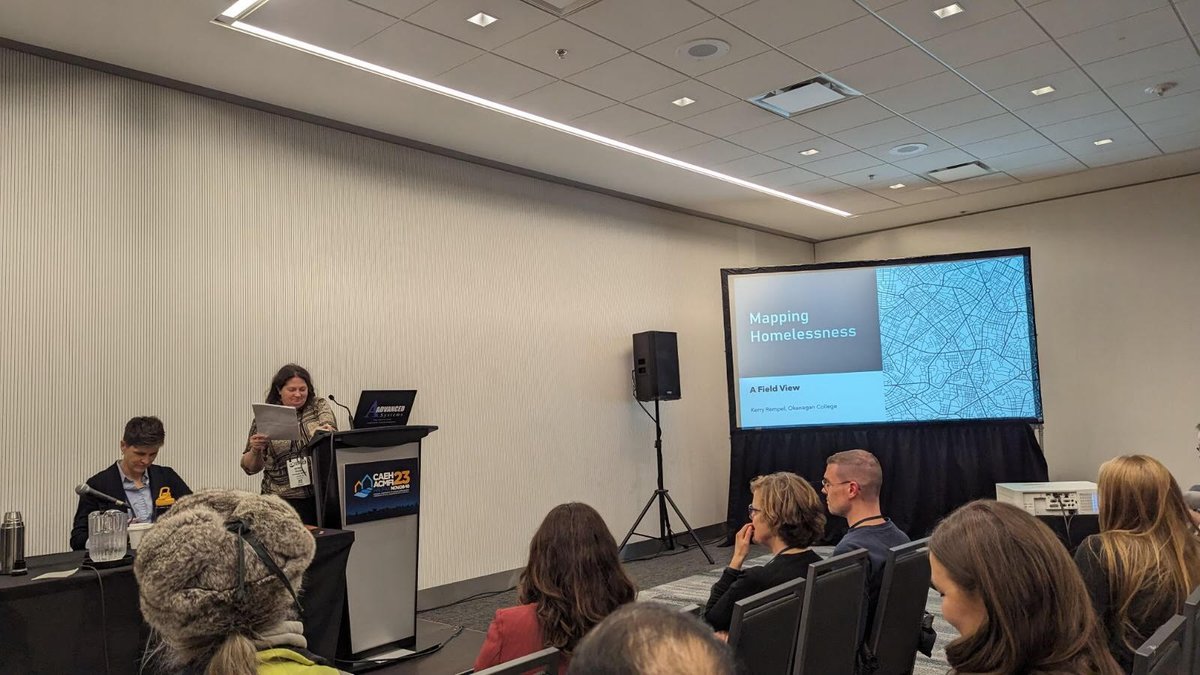 KHRC founding member and co-investigator Kerry Rempel helps us to understand how a field view can help address homelessness policy and practice at #CAEH23