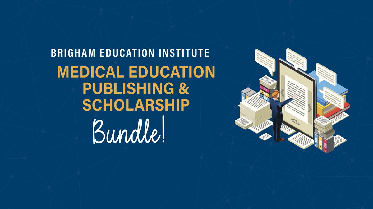 Interested in #MedEd Publishing and Scholarship? Check out our #BrighamBEI 'Medical Education Publishing and Scholarship Bundle' to learn more about the how to solidify your med ed research into publishable scholarship! bei.brighamandwomens.org/bundles