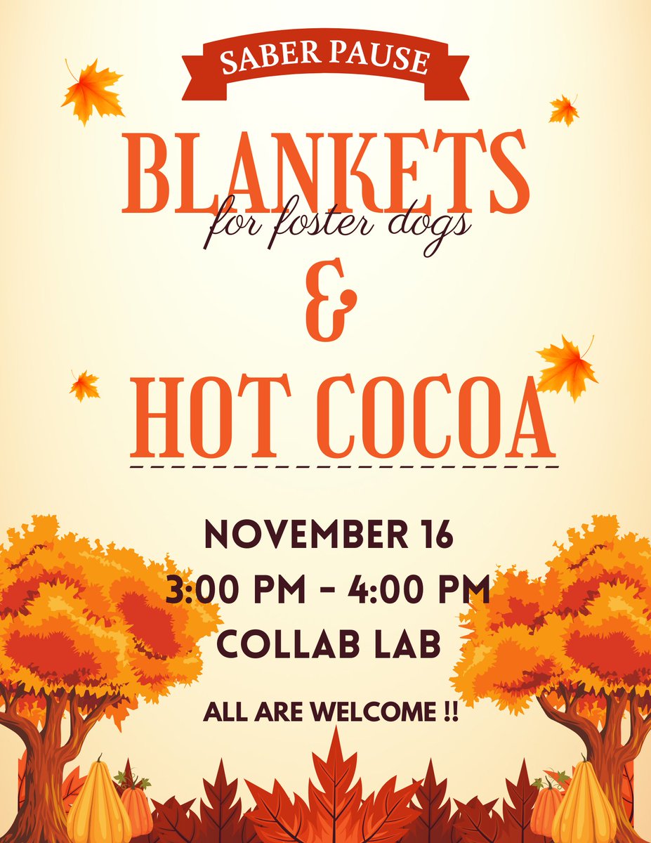 Join us for our November event. Do good. Feel good. #MentalHealthMatters  #saberstrong