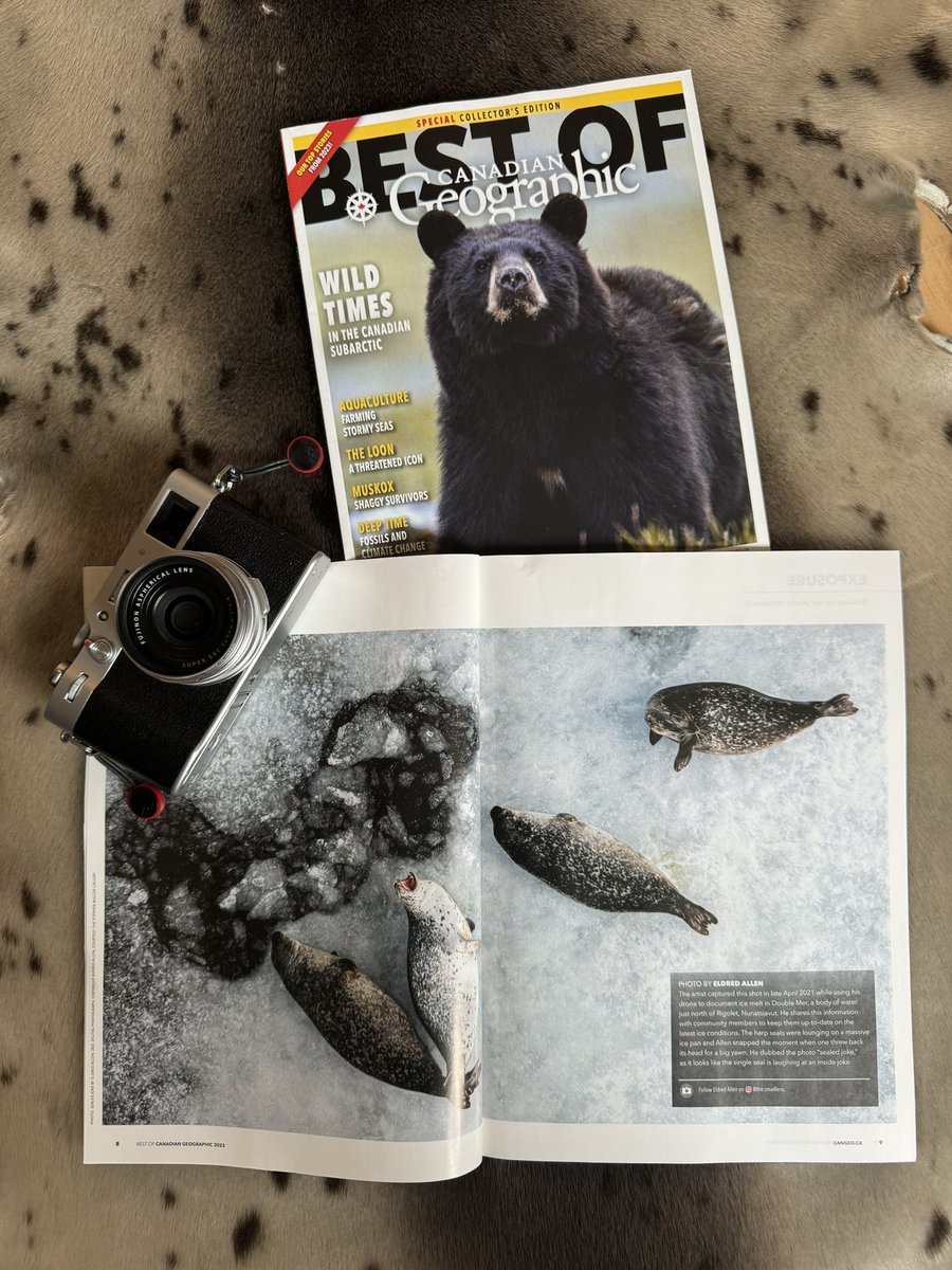 I am very honoured to have my image ‘Sealed Joke’ featured on page 8-9 of <a href="/CanGeo/">Canadian Geographic</a>’s Best Of 2023 issue!

<a href="/artcaninstitute/">Art Canada Institute</a> <a href="/CanadaCouncil/">Canada Council for the Arts</a> <a href="/InuitArtFdn/">Inuit Art Foundation</a> <a href="/BBiennale/">Bonavista Biennale</a> <a href="/TheRooms_NL/">The Rooms</a> <a href="/nuitblancheTO/">Nuit Blanche Toronto</a>