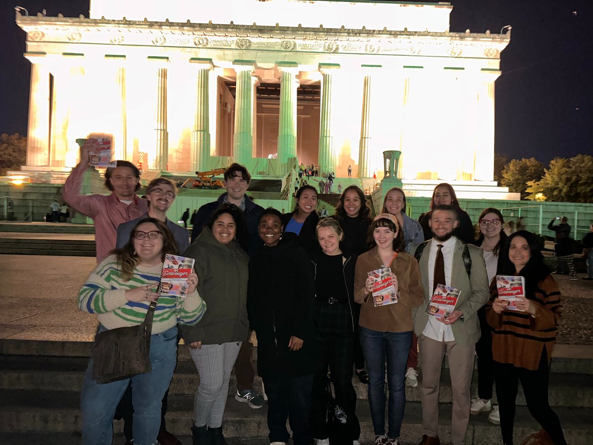 Earlier this week, our 2023 Truman-Albright Fellows participated in a scavenger hunt on the National Mall with local author JoAnn Hill! #TruFam