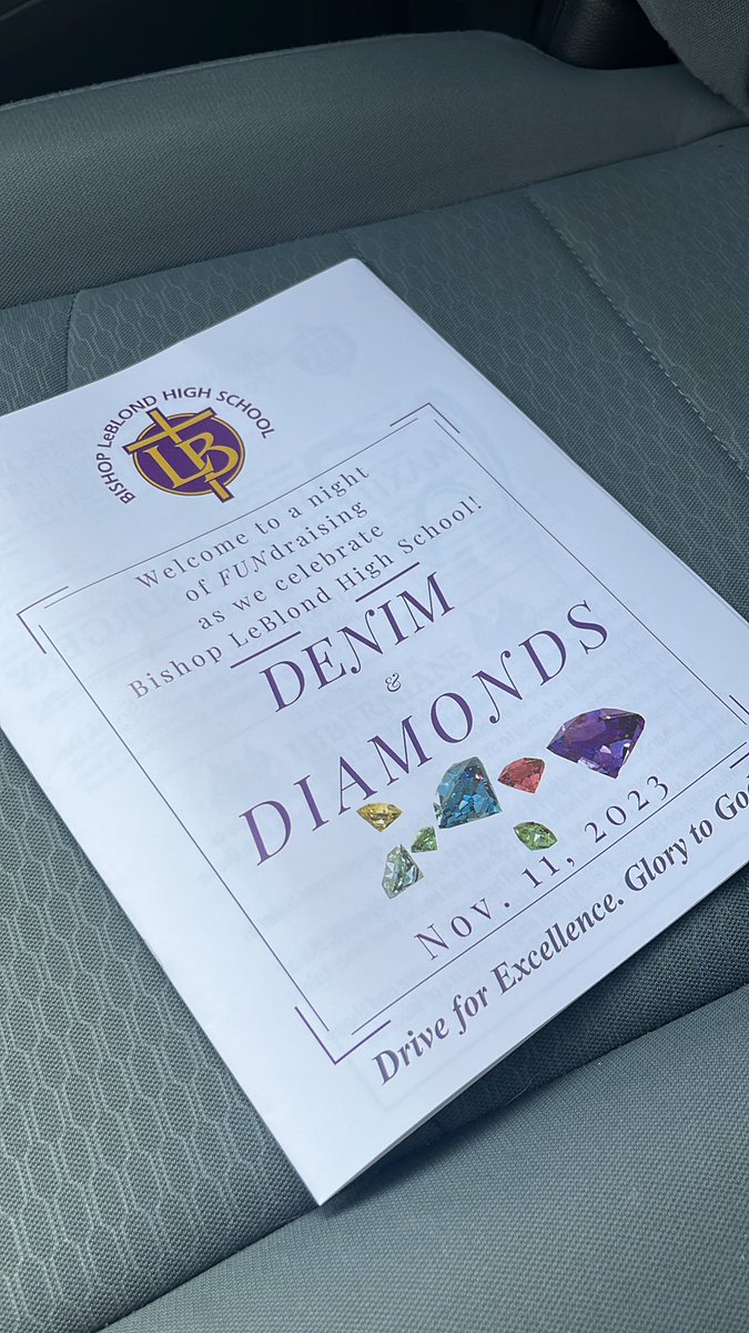 The programs are printed!! <a href="/LeBlondEagles/">Bishop LeBlond High School</a>