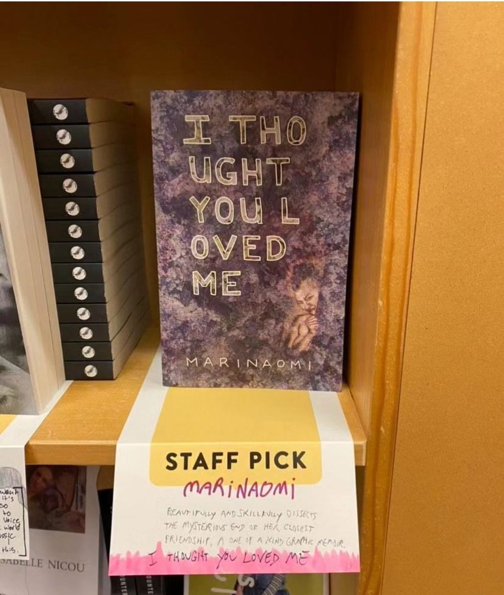 dear book people: please consider my queer-friendship experimental graphic memoir I THOUGHT YOU LOVED ME when compiling your end-of-year lists 💜 pub @FieldmousePress starred reviews: publisher's weekly & foreword reviews fieldmouse.press/shop/p/i-thoug… pdf galley upon request