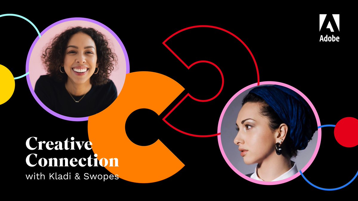 Swopes's tweet image. 📣 Join @iamkladi and I on #CreativeConnection, our new weekly IG Live series! Creative pros will share their journey, achievements and insights with our vibrant community.

Interested in being a guest? DM me or reply to this tweet! ❤️