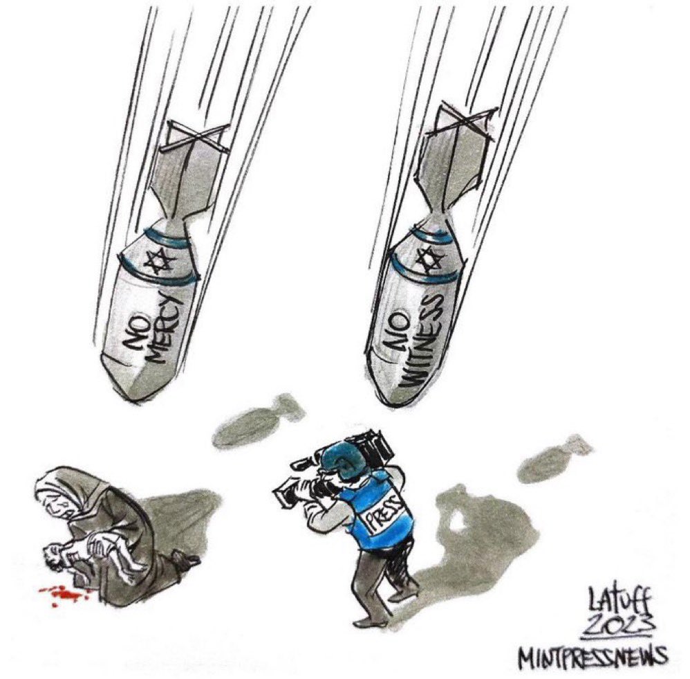 OnlinePalEng's tweet photo. Israel consistently singles out Palestinian journalists and their families for targeting, a practice that appears to condone the killing of at least 40 journalists, often along with their loved ones. https://t.co/Ut1rd69ZbW
