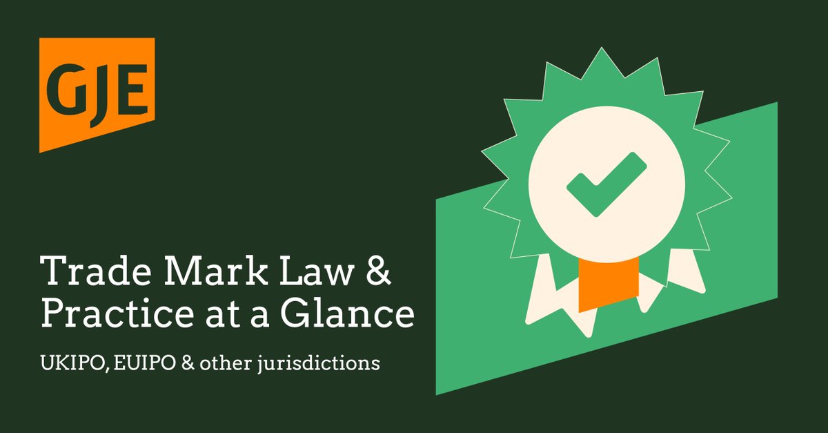 Alice Anderson &amp; Kayleigh Su regularly review changes to #trademark law &amp; practice at the UKIPO, EUIPO &amp; in other jurisdictions so that we can keep abreast of the latest developments. Read more here: tinyurl.com/mr3sykde
