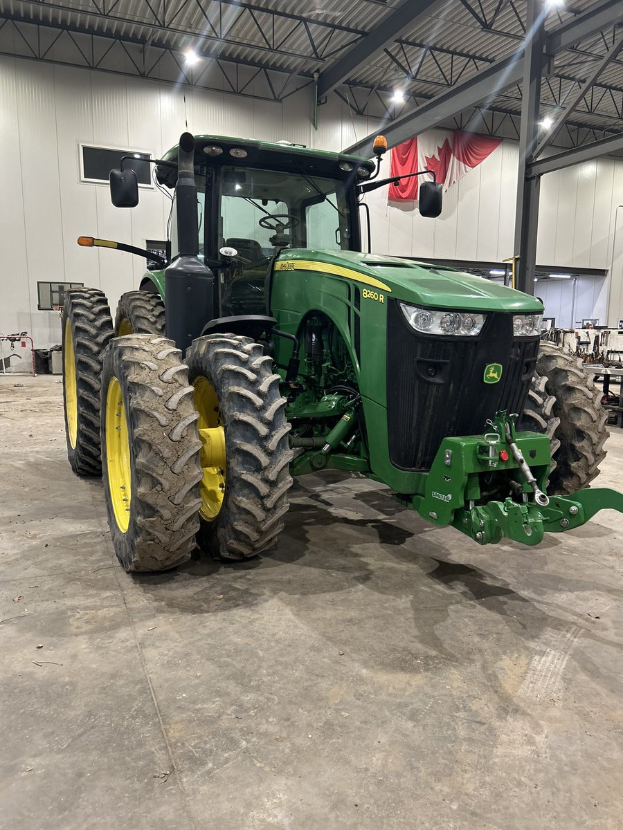 For sale. 8260r  Ivt transmission front suspension. 380/38 rubber. Front/rear 3 point. Is on 22” spacing but have spacers for spud spacing as well. $225000CAD