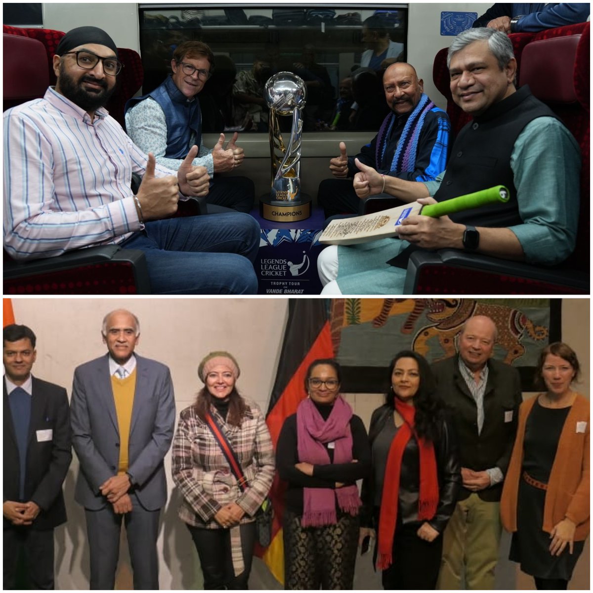 theskindoctor13's tweet photo. A union minister is hanging out with Monty Panesar, a very vocal Khalistan separatist. Indian embassy in Germany is hosting Arfa Khanum Sherwani.

Top par sab pyar mohabbat se rehte hain. Hum tum bekaar me jhagda mol lete hain. https://t.co/FQseNZEeol