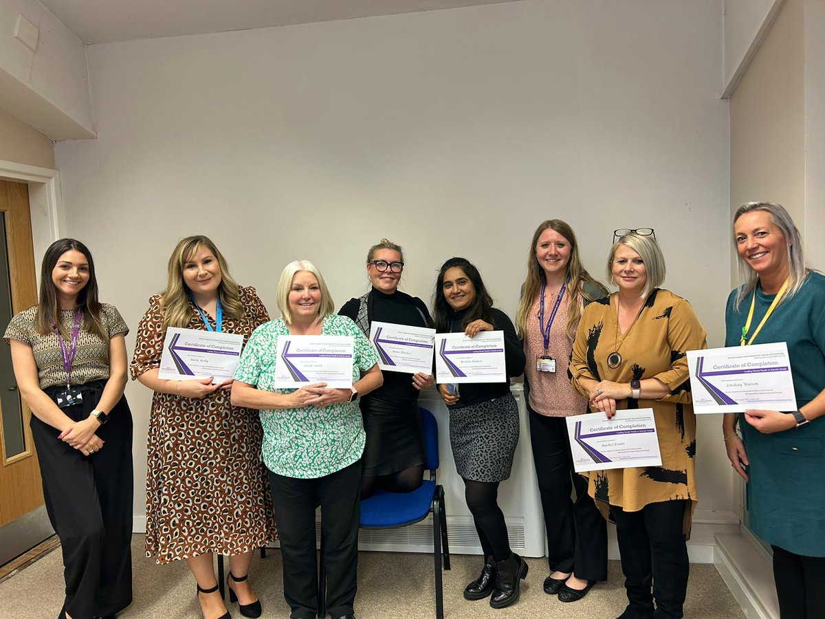 Wolverhampton Educational Psychology Service (@wolvesedpsychs) on Twitter photo Really proud of the Senior Mental Health Leads who completed our DfE Assured Training course. They are so passionate about well being. NEW COHORT STARTING IN JANUARY 2024 - book your place here: shorturl.at/sFQ09 #twittereps #SeniorMentalHealthLead <a href="/WolvesCouncil/">Wolves Council</a> Really proud of the Senior Mental Health Leads who completed our DfE Assured Training course. They are so passionate about well being. NEW COHORT STARTING IN JANUARY 2024 - book your place here: shorturl.at/sFQ09 #twittereps #SeniorMentalHealthLead <a href="/WolvesCouncil/">Wolves Council</a>