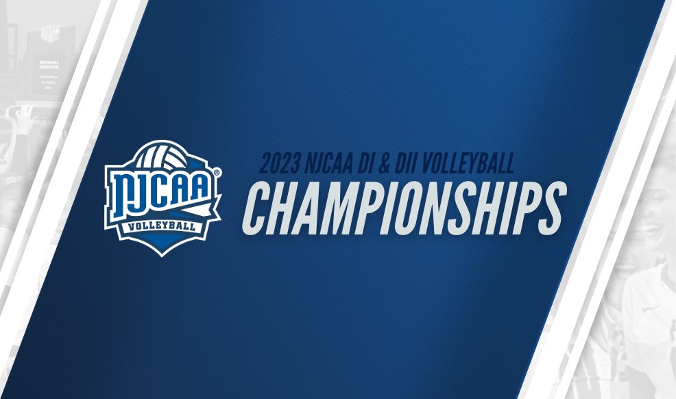 T-Minus One Hour...🕛

The 2023 #NJCAAVB DI and DII Championship brackets will be revealed 🔜 on the <a href="/NJCAANetwork/">NJCAA Network</a>! 🏐

- DII Volleyball: 12:00 PM ET
- DI Volleyball: 1:00 PM ET
📺njcaa.org/network/landin…