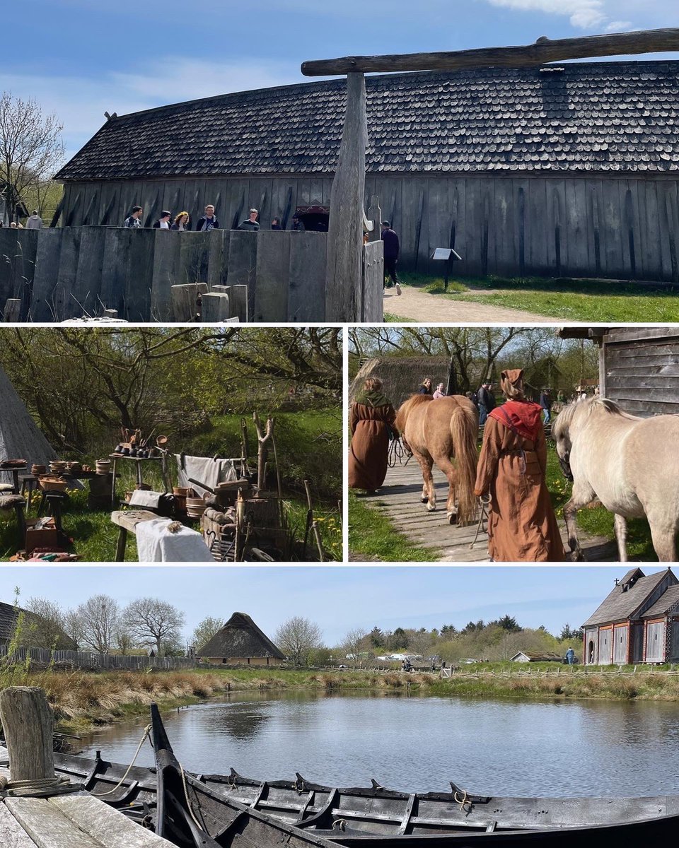 In spring some of our team travelled to #Denmark, returning to some of the #earlymedieval & #migrationperiod #ironage sites visited as part of ‘ThegnsonTour2016’. The trip coincided with the fabulous market at Ribe #Viking Centre. Æd & Julia couldn’t resist donning their…
