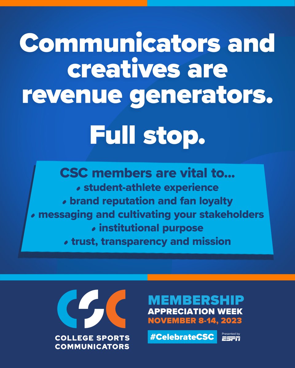 College Sports Communicators tweet media