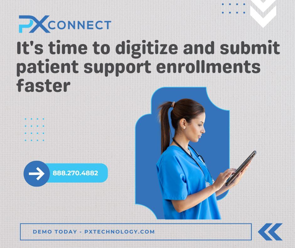 Practices utilizing PX Connect have achieved 70-80% time savings on patient enrollments. Let us show you how we can save time in your medical practice today! To Schedule a Demo: lnkd.in/e2d3DgiU