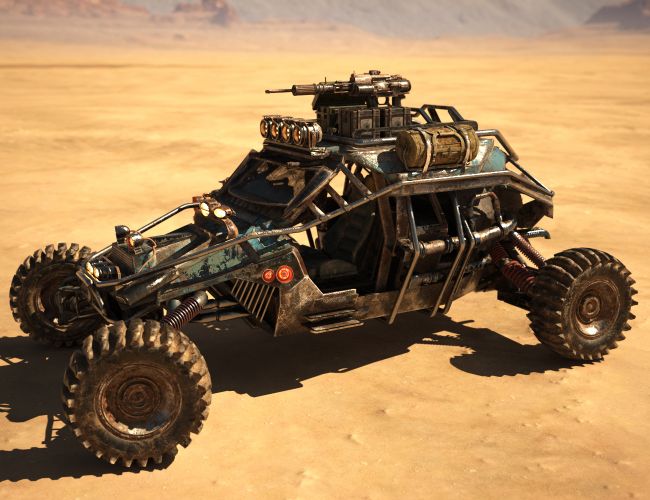 XI Dystopian Desert Buggy by Xivon  tinyurl.com/3w5k5u23

#dazstudio #3dmodel #daz3d #3dmodels
