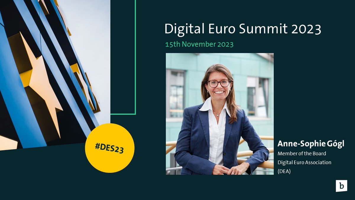 Bitkom_Blockchain (@bitkom_block) on Twitter photo Meet the the speakers of the #DES23📢
Anne-Sophie Gógl (@as_braunie), Digital Euro Association (<a href="/DigiEuro/">Digital Euro Association</a>)
Check out digitaleurosummit.org for more info.
<a href="/Bitkom_Finance/">Bitkom_Finance</a> Meet the the speakers of the #DES23📢
Anne-Sophie Gógl (@as_braunie), Digital Euro Association (<a href="/DigiEuro/">Digital Euro Association</a>)
Check out digitaleurosummit.org for more info.
<a href="/Bitkom_Finance/">Bitkom_Finance</a>