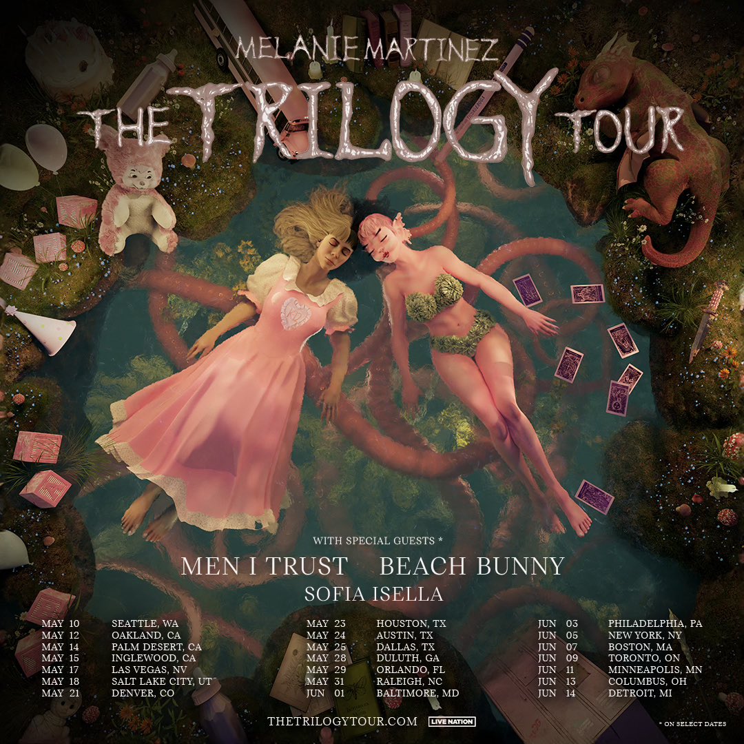 🕯️the cycle of life - from the beginning of crybaby’s story to the end 🕯️ the trilogy tour!! your favorite songs from all three albums in one show 🤍🥹 mailing list presale starts tuesday november 14th register here: thetrilogytour.com