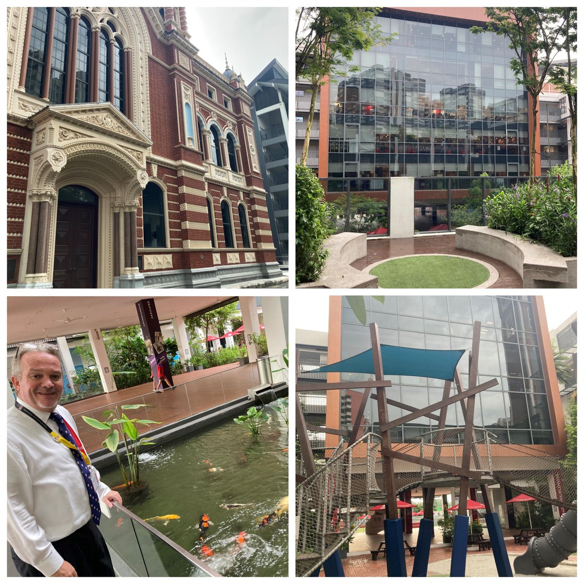 Dulwich College Singapore @DCSG_Dulwich pays an homage to DC London @DulwichCollege whilst striking out with a bold new vision, including the country’s first carbon neutral school building. This is school architecture at its very best.