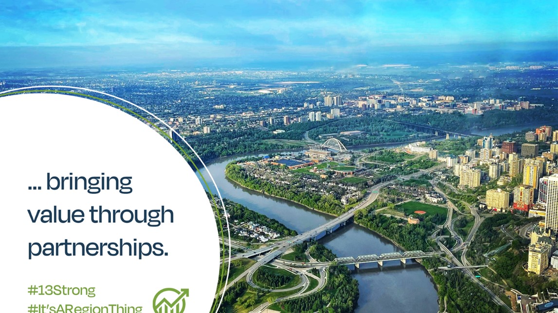 Together, we're building a smart and responsible future! By tackling land-use, agriculture, roads & waste challenges, we're ensuring growth brings real benefit to our #YEGMetro Region. Learn how we’re delivering results: ow.ly/Z6zP50Q4HA5 #It’sARegionThing #13Strong