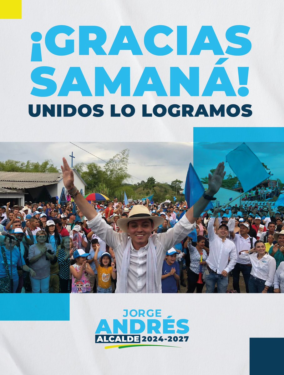 Quiero agradecer en primer lugar a Dios, por darme la oportunidad de cumplir el sueño de ser su Alcalde. 

A toda mi familia gracias por el apoyo incondicional. 

A las más de 5.000 personas que de manera desinteresada nos mostraron su cariño en las urnas.