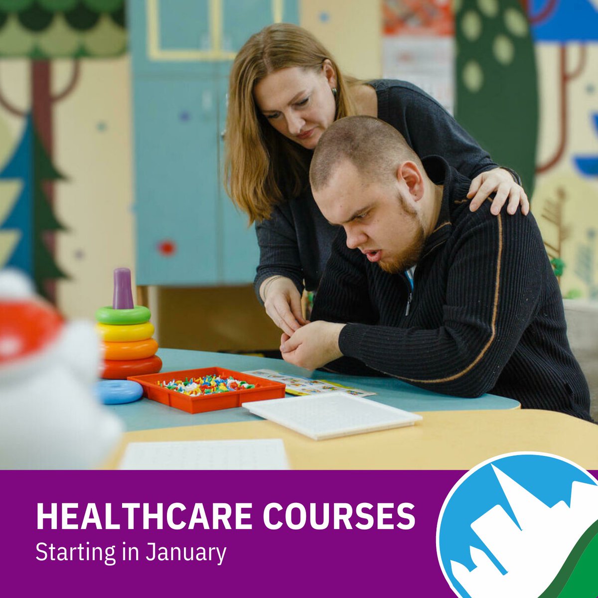 💙 Level 2 Award in Preparing to Work in Adult Social Care 
 8th Jan 2024            
14 weeks (Mon &amp; Weds)               
09:30 - 14:30
ow.ly/5EEz50Q4A3x

*These courses are free (Subject to eligibility) 
01733 761361

#healthcarecourses #healthcare #peterborough