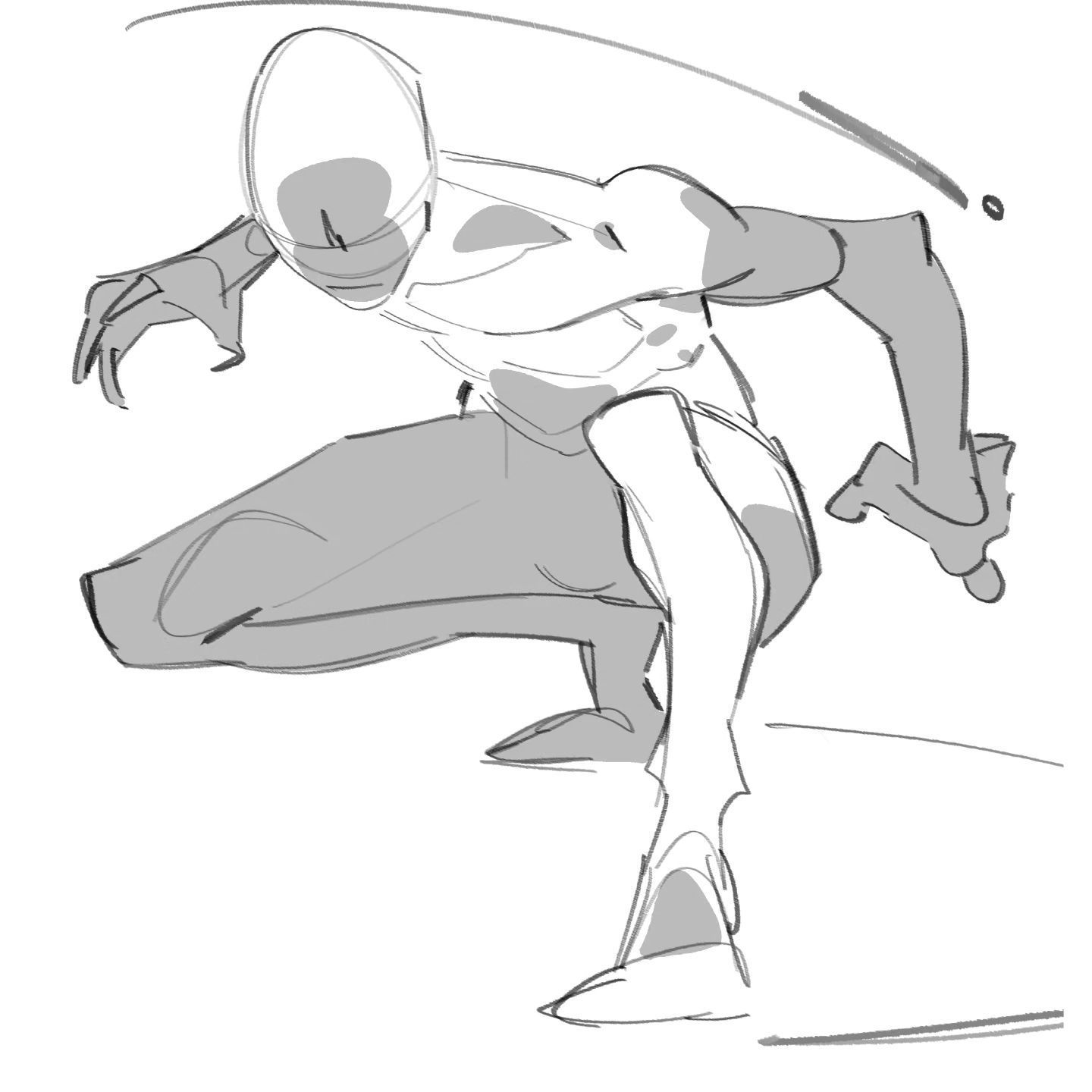 Action Pose Reference For Artists How To Simplify The Figure For