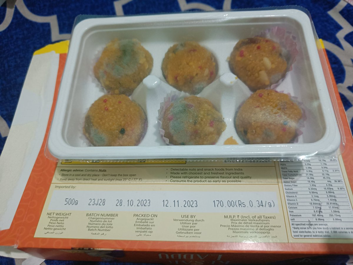'😱 Just had a shocking experience with expired food! Found fungus before the expiry date. 🍄😡 Can't believe it! Time to let the store know and demand some answers! #ExpiredFood #FungusAlert' @Prabhujipurefood,  @PrabhujiPure