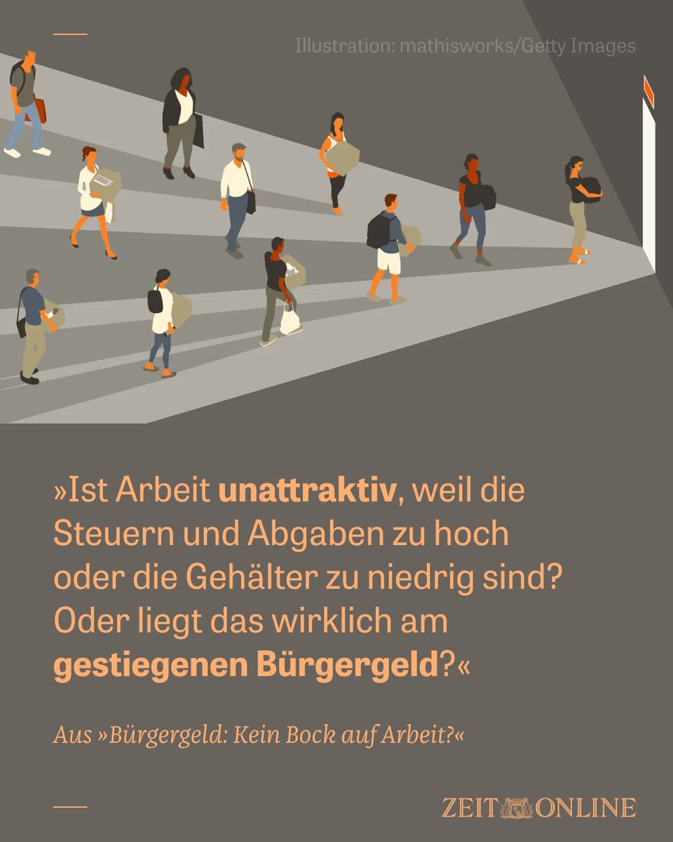 Laut einer Umfrage kündigen zunehmend mehr Angestellte ihren Job, weil sie lieber Bürgergeld beziehen. Unternehmer klagen, dass sich Arbeit nicht mehr lohnt. Stimmt das? trib.al/qQZmisE