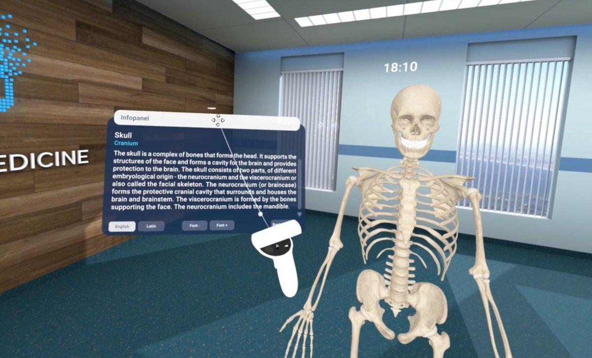 Enjoying setting up our Quest 3’s with Tim. Installed human anatomy vr software ready for our medic students to use.